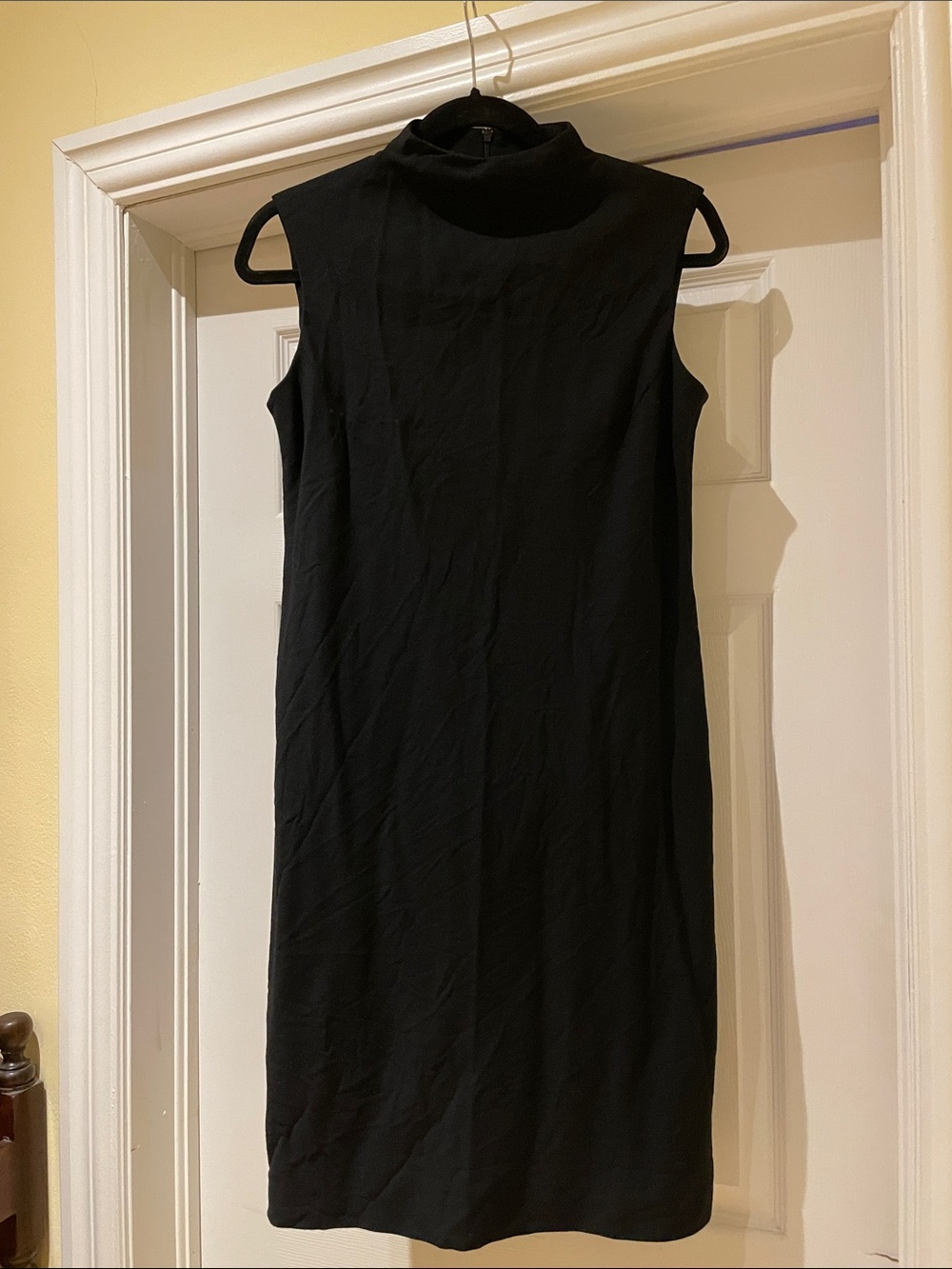 Lauren Ralph Lauren Wool Blend Stretch Sheath Dress Timeless 90s Minimalist Sz 4